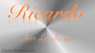 Ricardo kwiek  Aven lovudis Les [upl. by Kussell191]