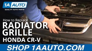 How To Replace Radiator Grille 0206 Honda CRV [upl. by Llegna]