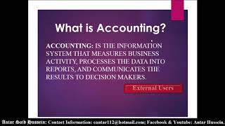 Daceasy Accounting02 Accounting Definition Af Somali [upl. by Kikelia896]