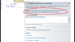 Fix error Microsoft ACE Oledb provider is not registered on the local machine2 [upl. by Arised234]