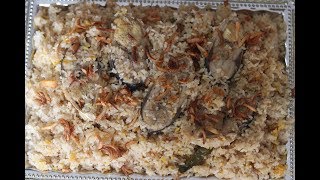 ইলিশ বিরিয়ানি রেসিপি ॥বৈশাখী রেসিপি ॥ llish Biryani Recipe ॥Mukti’s Cooking World [upl. by Ecinnahs]