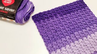 EASY Crochet Stitch For Beginners  Easy Crochet Blankets Crochet Scarfs  Crochet Drop Sedge Stitch [upl. by Raeann633]