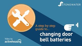 How to change the batteries in your door bell [upl. by Thurlough562]