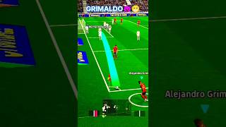 GRIMALDO☠️ FREE KICK👿efootball pes pesmobile shorts [upl. by Simsar]