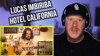 Lucas Imbiriba  Hotel California REACTION  OFFICE BLOKE DAVE [upl. by Candi]