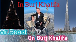 Mr Beats top floor in Burj Khalifa new video mrbeast motivation shortfeed foryou motivation [upl. by Ellenwahs781]