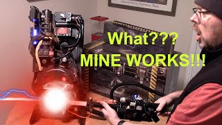 Ghostbusters Proton Pack Unboxing and First Use from HASLAB [upl. by Tjaden]