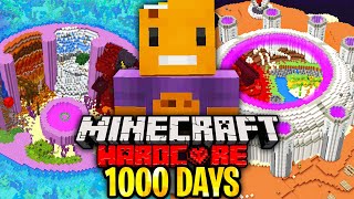 I Survived 1000 Days in Minecraft Hardcore FULL MOVIE [upl. by Quillan]