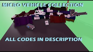 Road to Grambys  micro vehicle collection  all codes in description [upl. by Cirillo]