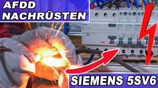 Brandschutzschalter Einfache Nachrüstung Jetzt möglich mit dem 5SV6 AFDD von Siemens [upl. by Guibert]