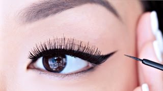 HOW TO Apply Liquid Eyeliner For Beginners  chiutips [upl. by Wichern]