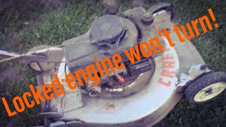 DIY Unseize a Locked Up Small Engine [upl. by Koral367]