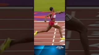 US WOMENS HISTORY Fastest 4x100m Race AND NEW WORLD RECORD 4082 At 2012 London Olympics olympics [upl. by Leveroni306]