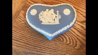 How Tough Is Wedgwood Jasperware Cleaning A Jasperware Trinket Box [upl. by Doreg]