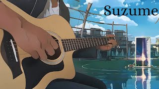 Suzume no Tojimari すずめの戸締まり OSTFingerstyle Guitar Cover  TABS  Backing Track [upl. by Valry589]