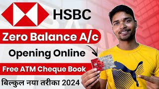 hsbc bank zero balance account opening online  2024  hsbc bank account opening [upl. by Massab]