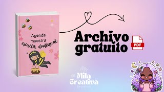 🎁 ¡Regalo Especial Agenda Digital para Maestras de Escuela Dominical 🐝✨ [upl. by Silvers401]