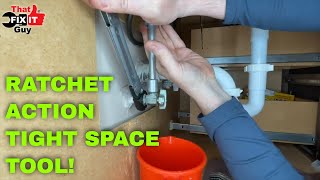 How To Replace A Water Shut Off Valve Under A Sink [upl. by Ahsikan109]