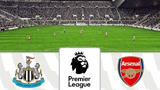 Newcastle United vs Arsenal  Premier League 2425 CLASH  FC 25 [upl. by Dao296]