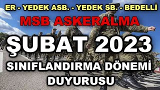 Askerlik Başvurusu Nasıl Yapılır  Şubat 2023 Sınıflandrıma Dönemi Duyurusu Önemli [upl. by Nivra]