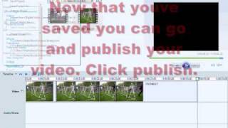 How to edit videos in Windows Movie Maker Vista Sample [upl. by Ailla]