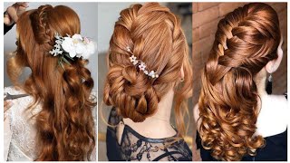 30 super amazing open hairstyle for Eid 2024 l new hairstyle for weddingl engagement bride look [upl. by Ariane]