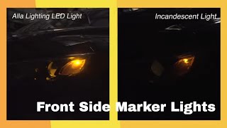 Replace  Change Chevy Malibu Front Side Marker Light Bulb LED Install [upl. by Ivets]