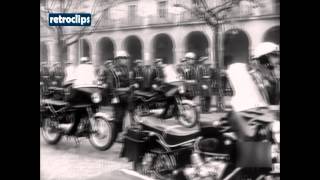 1969 Conmemoración Centenario Muerte Duque de Ahumada Guardia Civil Pamplona Navarra [upl. by Hoehne]