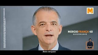 Márcio França PSB  Último programa eleitoral do Segundo Turno  Governador SP 2018  26102018 [upl. by Rehotsirk]