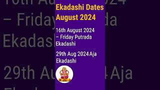 Ekadashi Kab Hai 2024  Nirjala Ekadashi  Ashadhi Ekadashi  When is Ekadashi Dev Uthani Ekadashi [upl. by Julianna988]