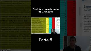 Qual foi a nota de corte do CFOPMBA parte 5 [upl. by Atnohs81]