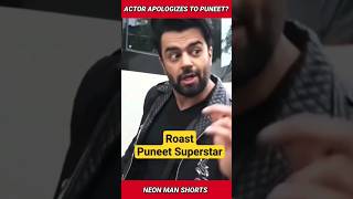 Actor Manish Paul says SORRY to Puneet Superstar  Maniesh Paul Puneet Superstar Bigg Boss shorts [upl. by Aitnic]