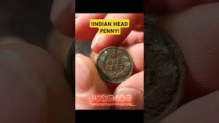 INDIAN HEAD PENNY FOUND coinrollhunting [upl. by Ylrehc501]