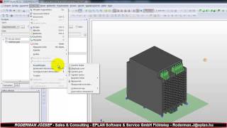 EPLAN Pro Panel 3D makró létrehozása [upl. by Nnahsal]