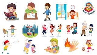 Exciting Kids Verb Lesson 60 Fun Actions kids vocabulary ritubaroi [upl. by Goode]