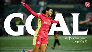 GOAL  Sophia Smith gives Thorns 20 lead [upl. by Yauqram923]