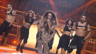 Jennifer Lopez Ft Pitbull  Live On The Floor American Idol HD [upl. by Epoh]