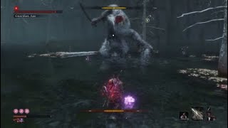 Sekiro  Guardian Ape Parry Focused 2nd Phase NG7 Bell Demon 99 Attack Power [upl. by Aivataj]