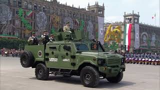 Desfile Militar Elementos de la Guardia Nacional marchan en el Zócalo CDMX  Imagen Noticias [upl. by Zins]