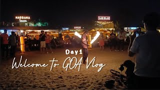 Goa Vlog Day 1 in North Goa  Resort Baga Beach  RK Habbana by Vihasta  Night Life StAnthonys [upl. by Husch]