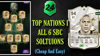 TOP NATIONS 1 SBC SOLUTIONS Easiest Way Possible  Madfut 24 Sbc  Madfut 24 [upl. by Phare]