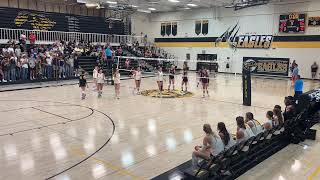 Thompson Valley Volleyball versus Berthoud HS 942024 [upl. by Kostival]