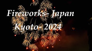 fireworks 2024kyoto japan京都芸術花火2024 Art fireworks 2024Japan [upl. by Eleets744]