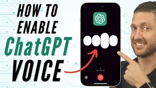 How to Enable ChatGPT Voice to Voice on Phone iPhone amp Android Talk to ChatGPT [upl. by Anwahsat332]