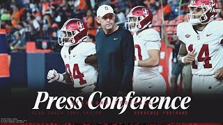 Stanford Football Postgame Press Conference  Syracuse [upl. by Aziaf]