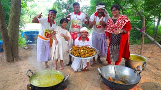 Village style fish curry and vegetables recipe cooking for village people  villfood Kitchen [upl. by Yrelbmik]