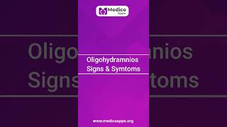 Oligohydramnios Signs amp Symptoms medicoapps medical concept neetpg2024 inicet fmge [upl. by Aihsetan264]