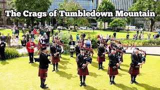 The Crags Of Tumbledown Mountain  Scots Guards Association Pipes and Drums [upl. by Kikelia533]