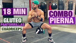 Ejercicios Para Piernas En Casa 18 MIN Rutina Para Endurecer Piernas Sin equipo [upl. by Schuyler288]