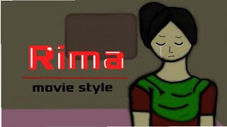 Rima  movie Style   Cartoon animation  Atia zaman Arshi  Bangla Cartoon [upl. by Lowe237]